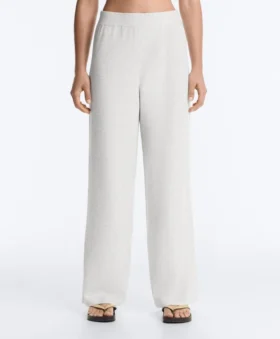 Pantalones rectos de punto