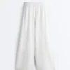 Pantalones rectos de punto Pantalones rectos de punto