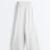 Pantalones rectos de punto Pantalones rectos de punto