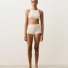 Partes de arriba de bikini de croché con textura de burbujas Partes de arriba de bikini de croché con textura de burbujas