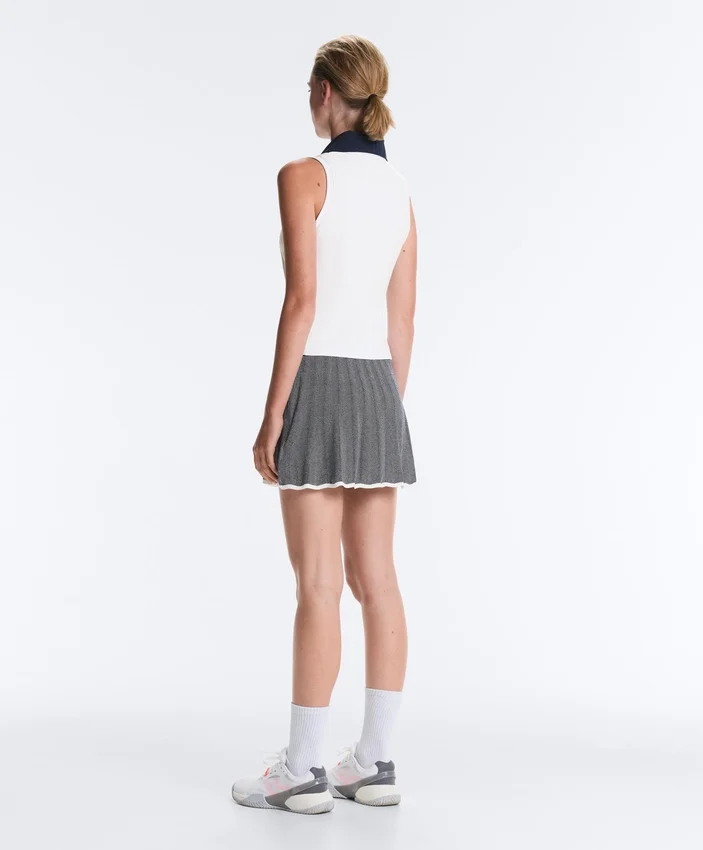 Polo sin mangas Comfortlux en contraste Polo sin mangas Comfortlux en contraste