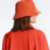 Sombreros de pescador reversibles de mezcla de algodón a cuadros