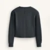 Sudadera asimétrica a rayas con modal Sudadera asimétrica a rayas con modal