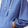 Sudadera con media cremallera, bolsillo delantero, mezcla de lyocell y 24 % de lino Sudadera con media cremallera, bolsillo delantero, mezcla de lyocell y 24 % de lino