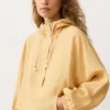 Sudadera con media cremallera, bolsillo delantero, mezcla de lyocell y 24 % de lino Sudadera con media cremallera, bolsillo delantero, mezcla de lyocell y 24 % de lino