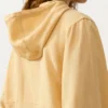 Sudadera con media cremallera, bolsillo delantero, mezcla de lyocell y 24 % de lino Sudadera con media cremallera, bolsillo delantero, mezcla de lyocell y 24 % de lino