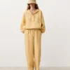 Sudadera con media cremallera, bolsillo delantero, mezcla de lyocell y 24 % de lino Sudadera con media cremallera, bolsillo delantero, mezcla de lyocell y 24 % de lino