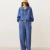 Sudadera con media cremallera, bolsillo delantero, mezcla de lyocell y 24 % de lino Sudadera con media cremallera, bolsillo delantero, mezcla de lyocell y 24 % de lino