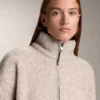 Sudadera de imitación de chaquetas de piel de oveja con bolsillo delantero Sudadera de imitación de chaquetas de piel de oveja con bolsillo delantero