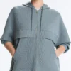 Sudadera de modal Soft Touch con cremallera y cuello acanalado Sudadera de modal Soft Touch con cremallera y cuello acanalado