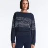 Sudadera Soft Touch con rayas marineras y modal