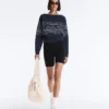 Sudadera Soft Touch con rayas marineras y modal