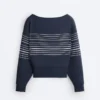Sudadera Soft Touch con rayas marineras y modal