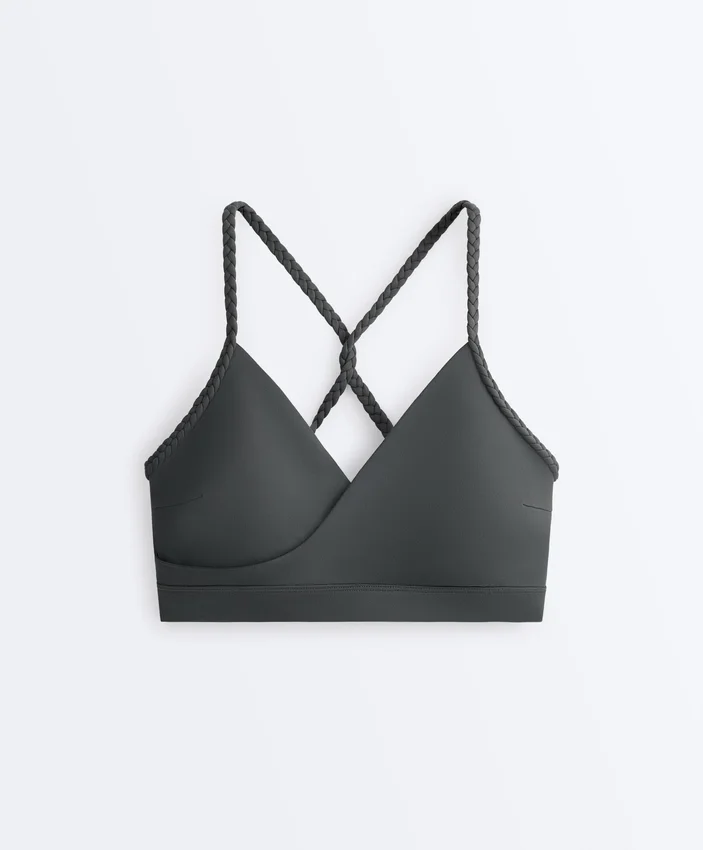 Sujetador deportivo trenzado Comfortlux de sujeción media Sujetador deportivo trenzado Comfortlux de sujeción media