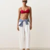 Top de bikini con textura de gofre