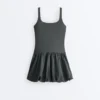 Vestido corto tipo globo Comfortlux Vestido corto tipo globo Comfortlux