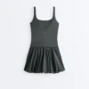 Vestido corto tipo globo Comfortlux Vestido corto tipo globo Comfortlux