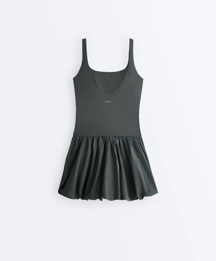 Vestido corto tipo globo Comfortlux Vestido corto tipo globo Comfortlux