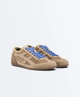 Zapatillas de ante serraje y malla Zapatillas de ante serraje y malla