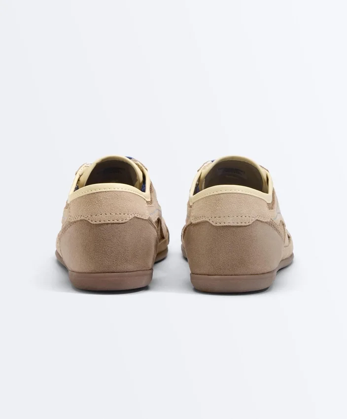 Zapatillas de ante serraje y malla Zapatillas de ante serraje y malla