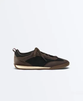 Zapatillas de malla con mezcla de materiales Zapatillas de malla con mezcla de materiales