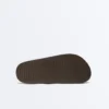 Zapatillas de piel serrada Mules Zapatillas de piel serrada Mules