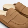 Zapatos tipo Mules de piel serrada Zapatos tipo Mules de piel serrada